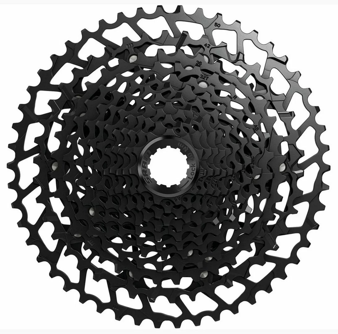 SRAM PG-1230 12-fach Schwarz 11-50 Zähne 1 SRAM PG-1230 12-fach Schwarz 11-50 Zähne