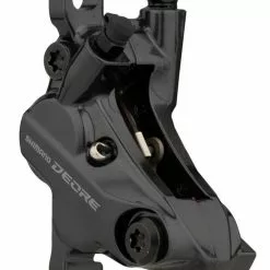 Shimano Deore BR-M6120 Ab 2021 4-Kolben HR Incl. Normalem Bremshebel -Günstiges Fahrrad Tretlager Geschäft Shimano Bremssattel Deore BR M6120 2021 4 Kolben schwarz D 03S Resin E BRM6120MPRX 4550170615734a