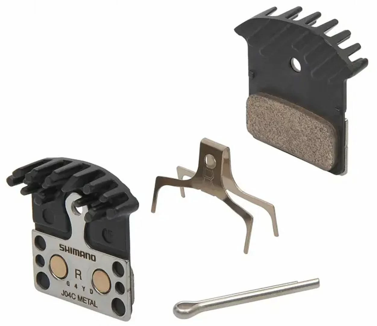 Shimano J04-C Pulvermetall Mit Stahl-Trägerplatte Und Kühlkörper XTR Trail Ab 2011 Y-8LW98030 1 Shimano J04-C Pulvermetall Mit Stahl-Trägerplatte Und Kühlkörper XTR Trail Ab 2011 Y-8LW98030