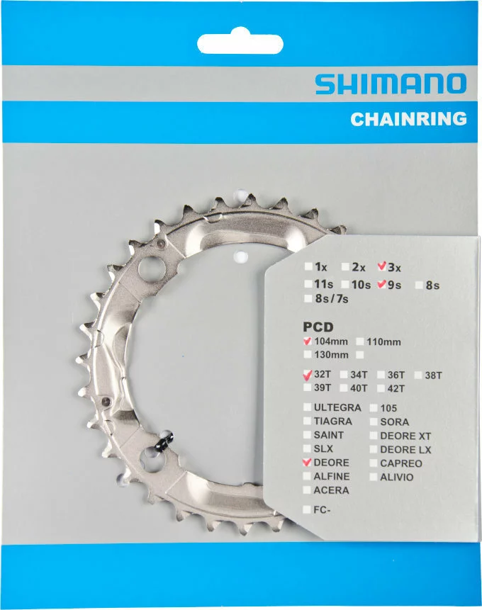 Shimano LX Ab 2005 4-Arm 9-fach 32 Zähne S-Type IG Alu Silber Y-1FU98020 1 Shimano LX Ab 2005 4-Arm 9-fach 32 Zähne S-Type IG Alu Silber Y-1FU98020
